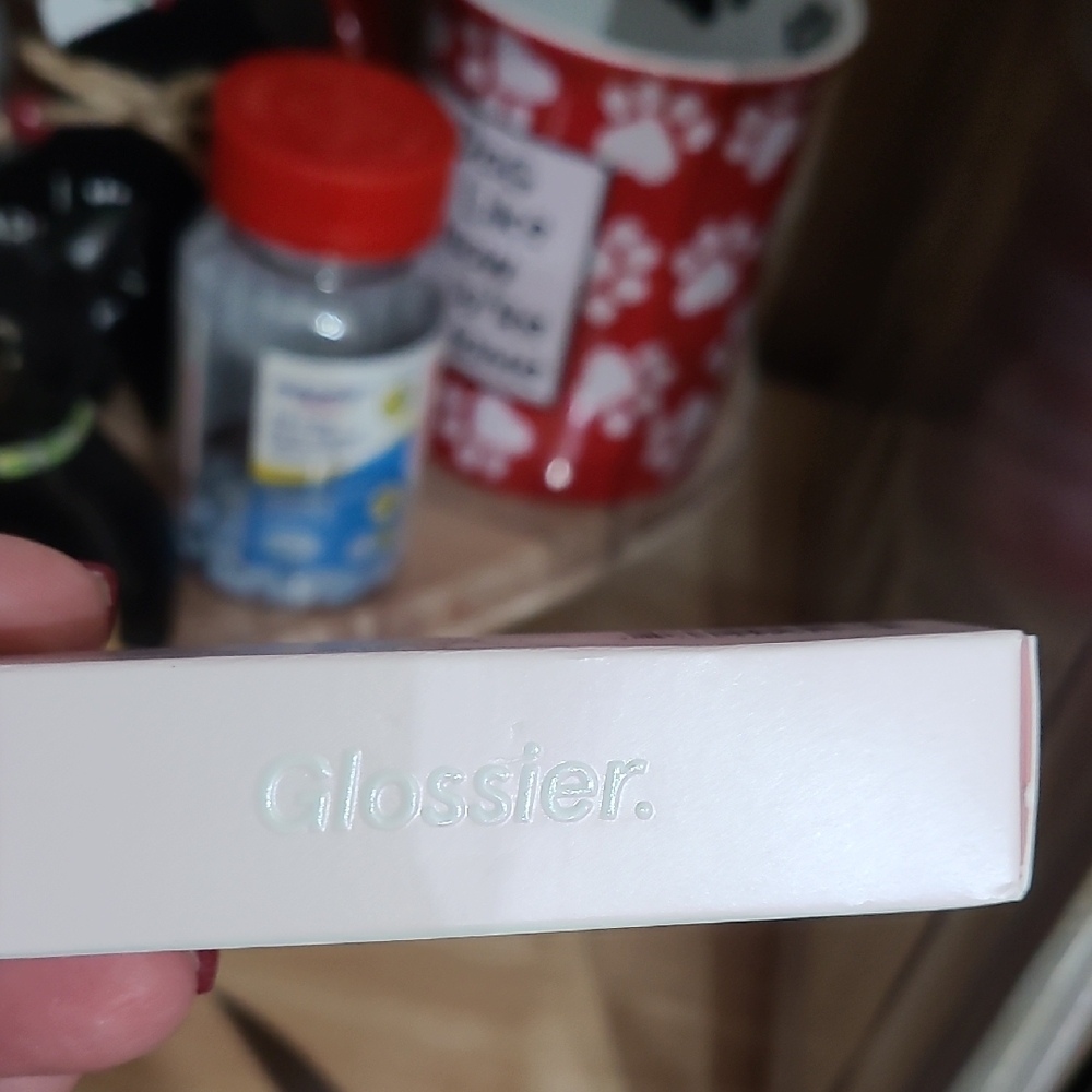Glossier Box in Pale Pink with Embossed Logo
